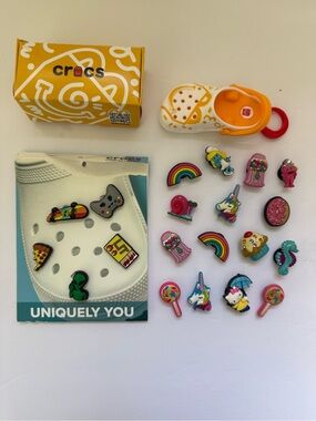 Crocs Jibbitz and accessory bundle